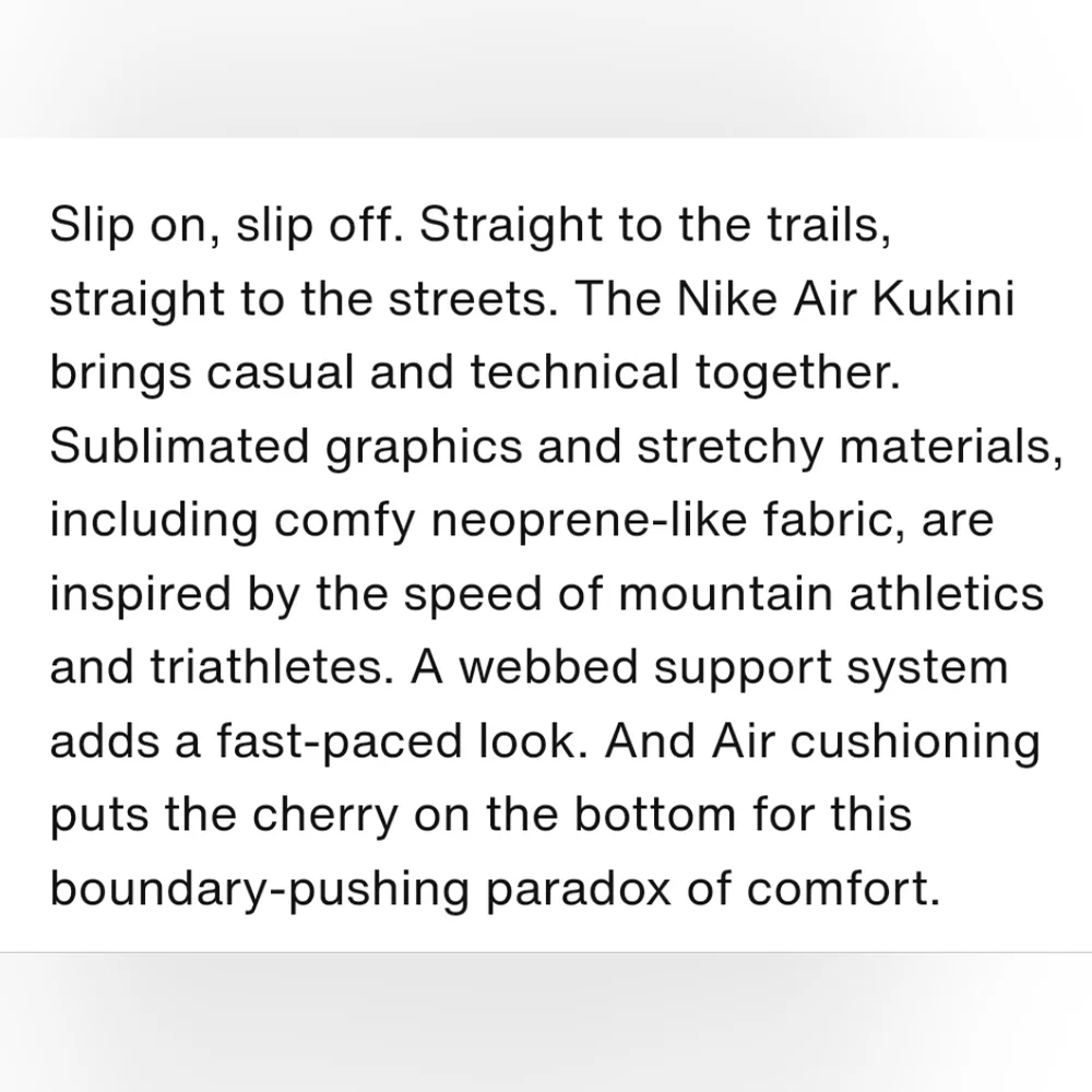 *NEW* Nike Air Kukini Men's 8.5 Black/Multi-Color/White/Kumquat - Picture 9 of 14